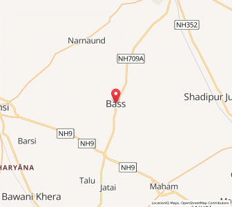 Map of Bas, Haryana