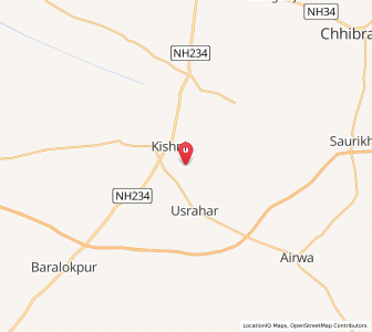 Map of Basait, Uttar Pradesh