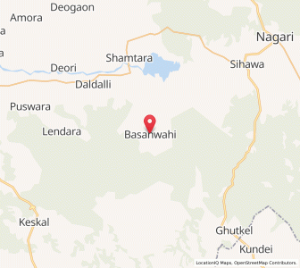 Map of Basanwahi, Chhattisgarh
