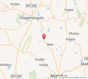 Map of Basaralu, Karnataka