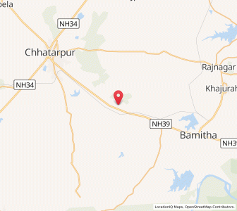 Map of Basari, Madhya Pradesh