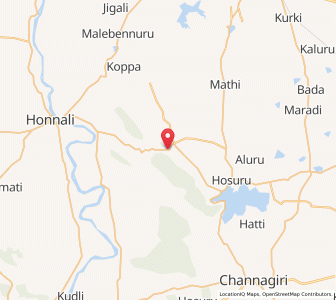 Map of Basavapatna, Karnataka