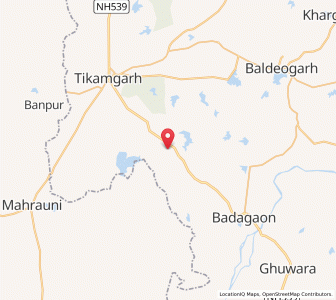 Map of Basgoi, Madhya Pradesh