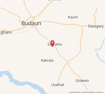 Map of Basiani, Uttar Pradesh