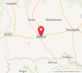 Map of Basna, Chhattisgarh