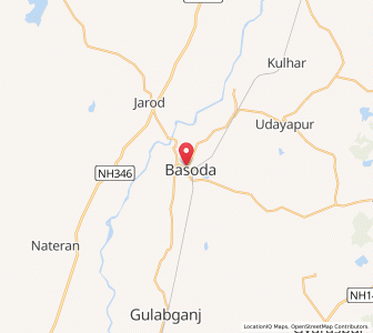 Map of Basoda, Madhya Pradesh