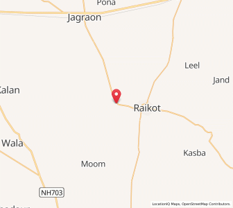 Map of Bassian, Punjab