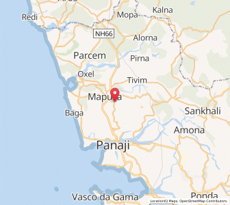 Map of Bastora, Goa