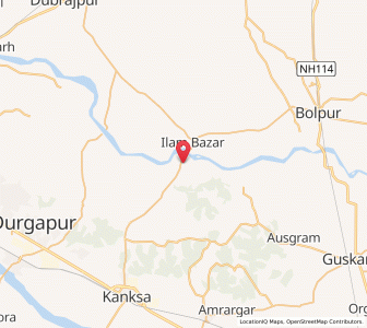 Map of Basudha, West Bengal