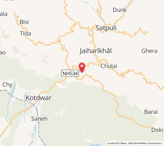 Map of Basyur Baman, Uttarakhand