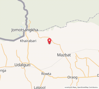Map of Batabari, Assam
