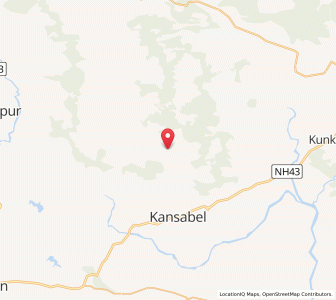 Map of Bataikela, Chhattisgarh