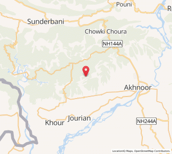 Map of Batalian, Kashmir