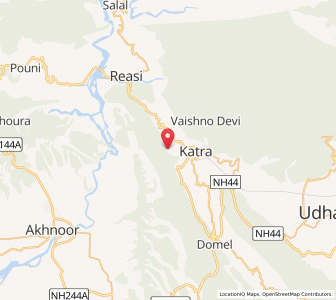 Map of Batan, Kashmir