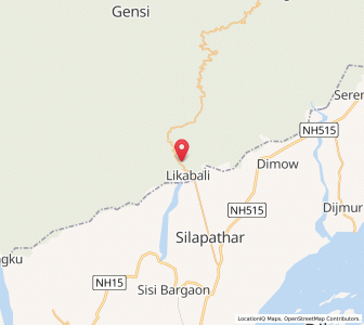 Map of Batelegaon, Assam