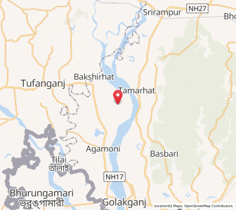 Map of Bater, Assam