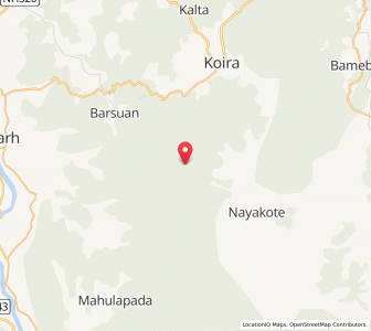 Map of Batgaon, Odisha