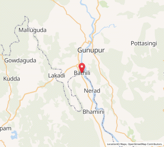Map of Battili, Andhra Pradesh