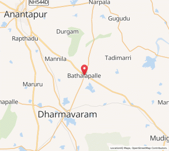 Map of Battulapalle, Andhra Pradesh