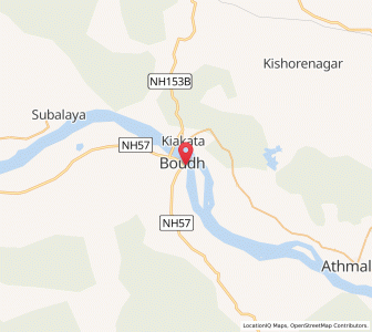 Map of Baud, Odisha