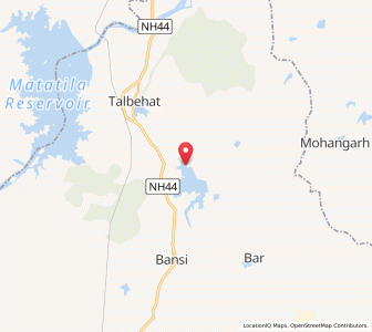 Map of Bauri, Uttar Pradesh