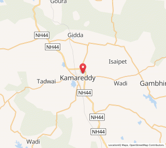 Map of Bavanipet, Andhra Pradesh