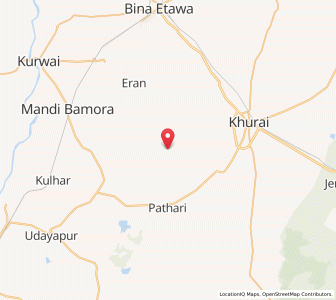 Map of Bawaj, Madhya Pradesh