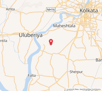 Map of Bawali, West Bengal