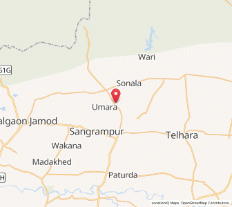 Map of Bawanbir, Maharashtra