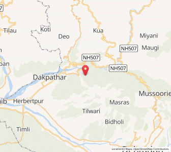 Map of Bawangaon, Uttarakhand