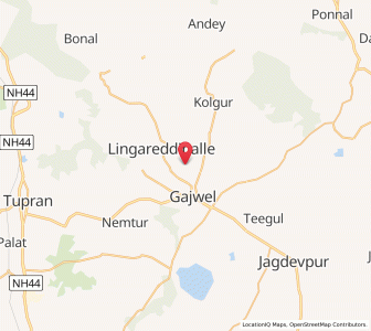 Map of Bayaram, Andhra Pradesh