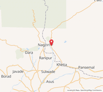Map of Baygor, Madhya Pradesh