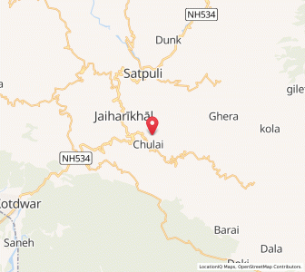 Map of Bebdi, Uttarakhand