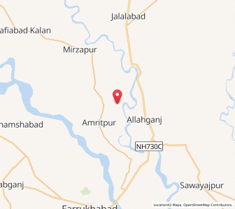Map of Bechapatti, Uttar Pradesh
