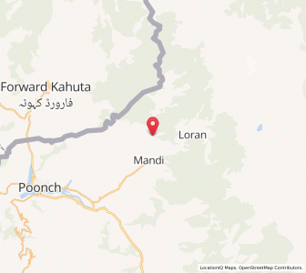 Map of Bedar, Kashmir