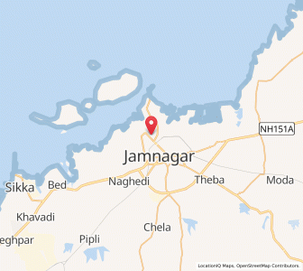 Map of Bedi, Gujarat