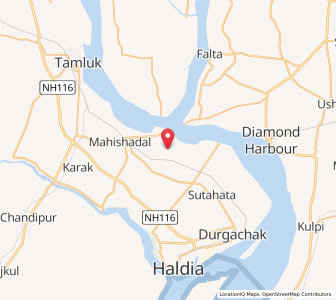 Map of Bedkundu, West Bengal