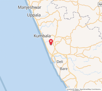 Map of Bedradka, Kerala