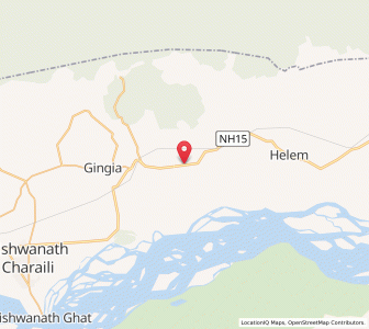 Map of Behali, Assam