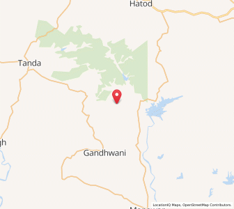 Map of Beharda, Madhya Pradesh