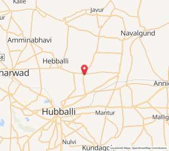 Map of Behatti, Karnataka