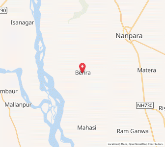 Map of Behra, Uttar Pradesh