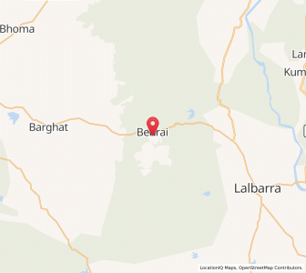 Map of Behrai, Madhya Pradesh