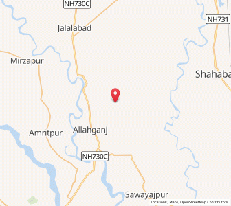 Map of Behrampur, Uttar Pradesh