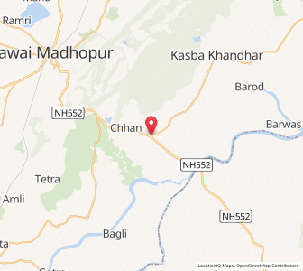 Map of Behraonda Khurd, Rajasthan