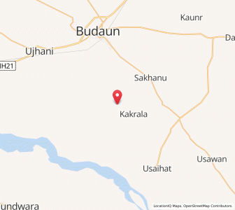Map of Behta, Uttar Pradesh