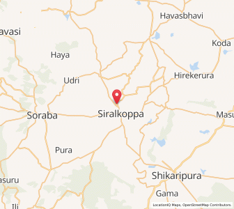 Map of Belagave, Karnataka