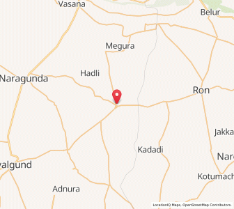 Map of Belavaniki, Karnataka