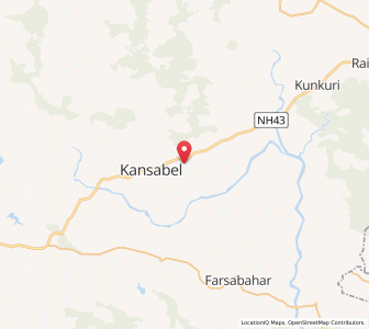 Map of Bele, Chhattisgarh