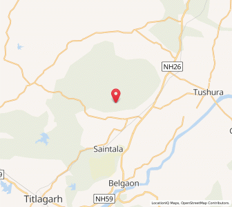 Map of Belgan, Odisha